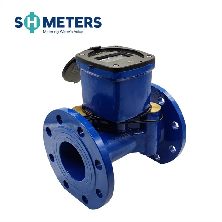 DN200 Remote Read Digital Water Meter Ultrasonic Pulse Output RS485 Water Meter
