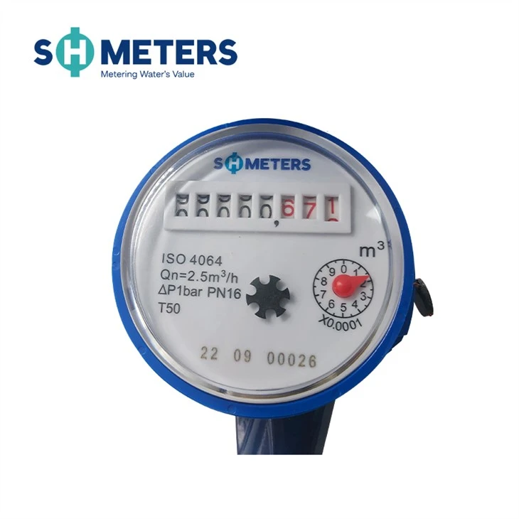 Small Size Screw Type Water Meter Flow Meters Single Jet Water Meter For Housing Small Size Screw Type Water Meter Flow Meters Single Jet Water Meter For Housing